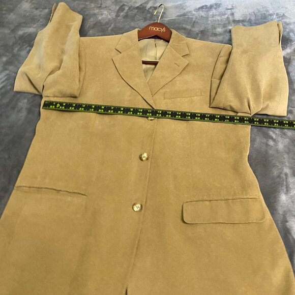 Daniel Gray Men's Blazer Jacket 42L Beige Corduroy Sport Coat SK Vintage Classic - Picture 7 of 16